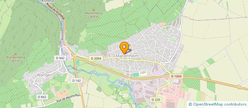 localisation de l'entreprise ORCHESTRE FOLKLORIQUE LES WINNWAGES  MARLENHEIM