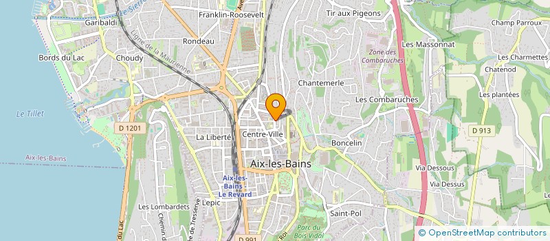 localisation de l'entreprise ORCHESTRE HARMONIE D AIX LES BAINS à AIX-LES-BAINS