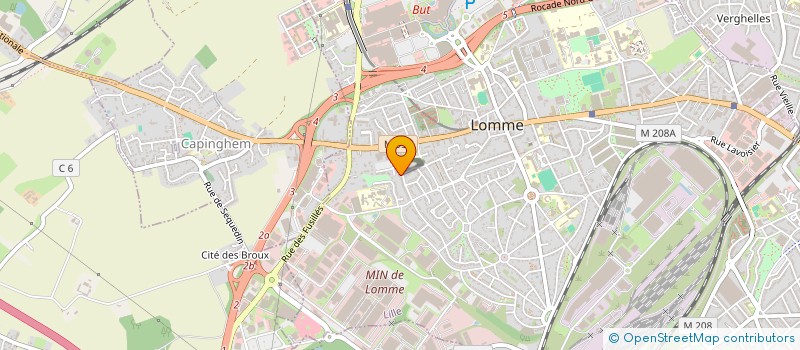 localisation de l'entreprise ORCHESTRE HARMONIE HTS DE FRANCE REGION NPDC à LILLE