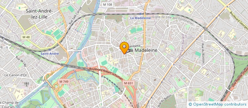 localisation de l'entreprise ORCHESTRE KOPS à LA MADELEINE