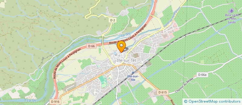 localisation de l'entreprise ORCHESTRE LE GROOVE  ILLE-SUR-TET