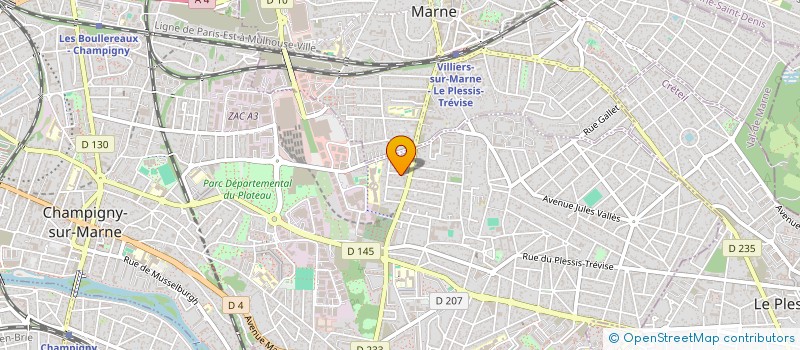 localisation de l'entreprise ORCHESTRE LES MIROIRS à CHAMPIGNY-SUR-MARNE