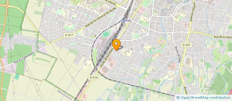 localisation de l'entreprise ORCHESTRE LES PRO' FETE  COLMAR