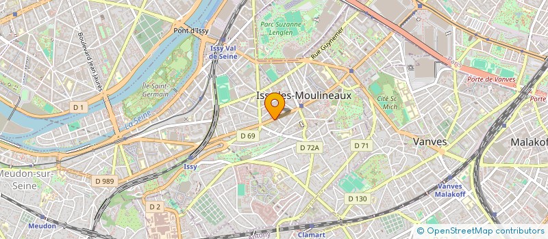 localisation de l'entreprise ORCHESTRE LYRIQUE HAUTS SEINE à ISSY-LES-MOULINEAUX