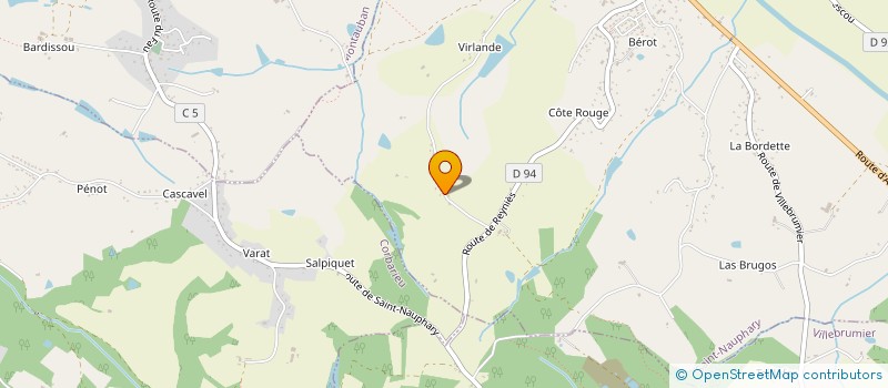 localisation de l'entreprise ORCHESTRE MAD  SAINT-NAUPHARY