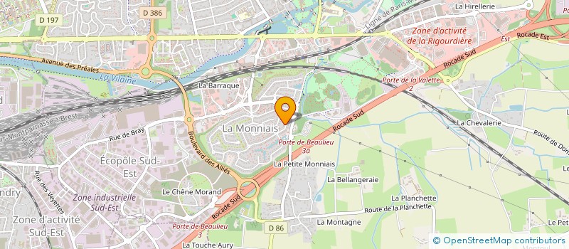 localisation de l'entreprise ORCHESTRE METROPOLITAIN DE RENNES à CESSON-SEVIGNE