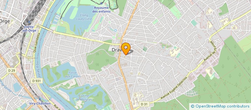 localisation de l'entreprise ORCHESTRE MODERNE à DRAVEIL