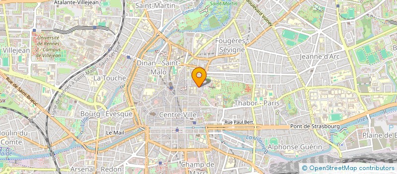 localisation de l'entreprise ORCHESTRE NATIONAL DE BRETAGNE  RENNES