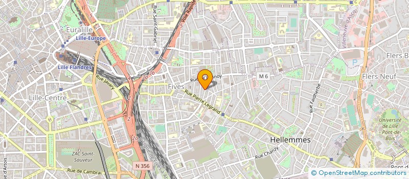 localisation de l'entreprise ORCHESTRE NATIONAL DE LILLE à LILLE