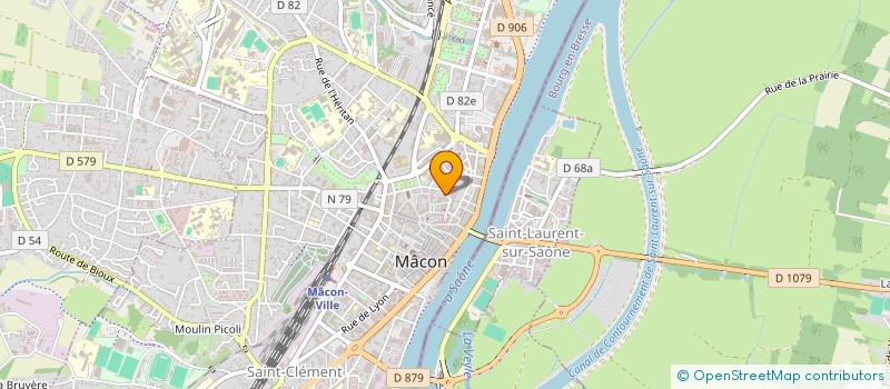 localisation de l'entreprise ORCHESTRE RESONANCES à MACON