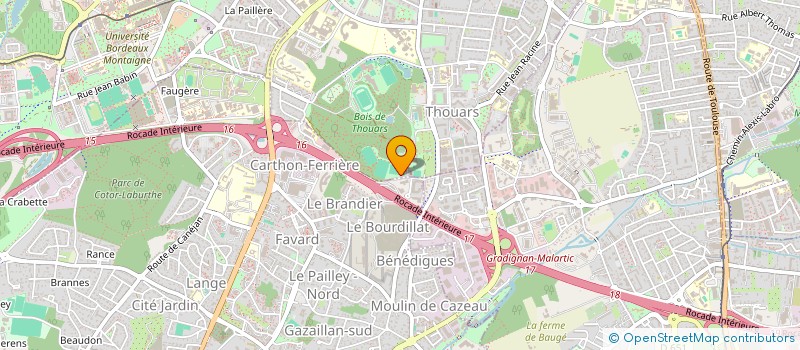 localisation de l'entreprise ORCHESTRE SYMPHONIQUE DE TALENCE  TALENCE