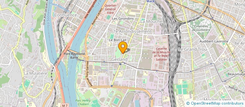 localisation de l'entreprise ORCHESTRE SYMPHONIQUE DES GRANDES ECOLES DE LYON  LYON