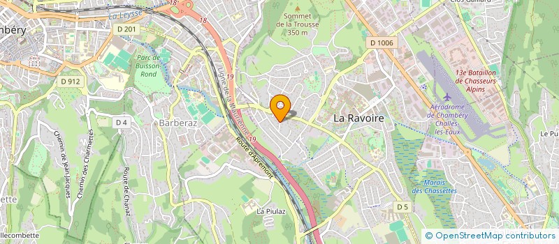 localisation de l'entreprise ORCHESTRE SYMPHONIQUE DU GRAND CHAMBERY  LA RAVOIRE