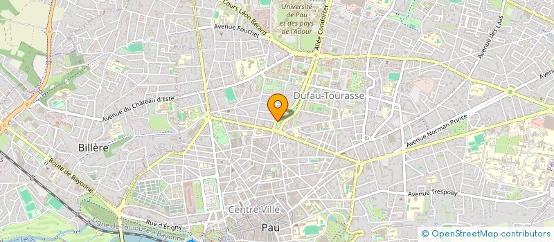 localisation de l'entreprise ORCHESTRE SYMPHONIQUE  DU SUD OUEST à PAU