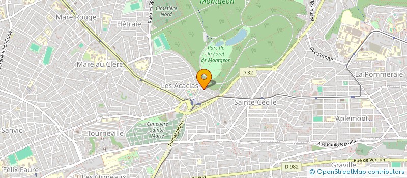 localisation de l'entreprise ORCHESTRE SYMPHONIQUE POINTE DE CAUX  SAINT-AUBIN-ROUTOT