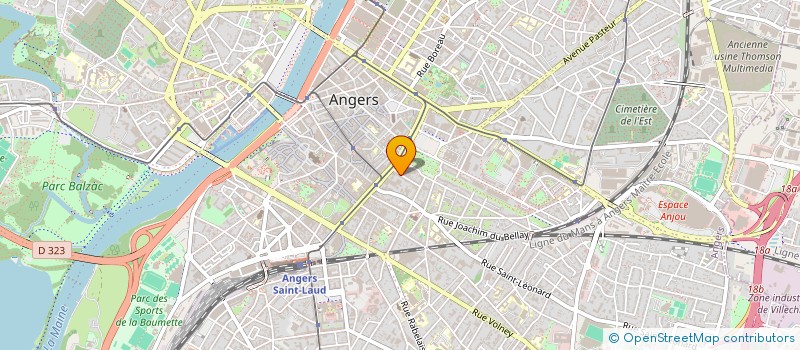 localisation de l'entreprise ORCHESTRE UNIVERSITAIRE ANGERS à ANGERS