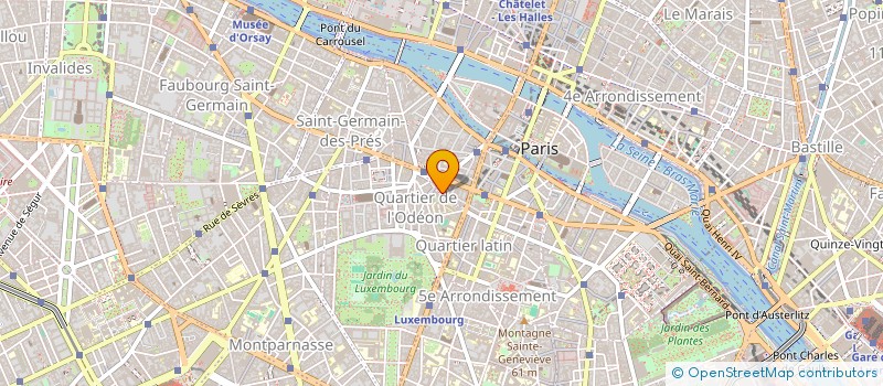 localisation de l'entreprise ORCHESTRE UNIVERSITAIRE PARIS DESCARTES  PARIS