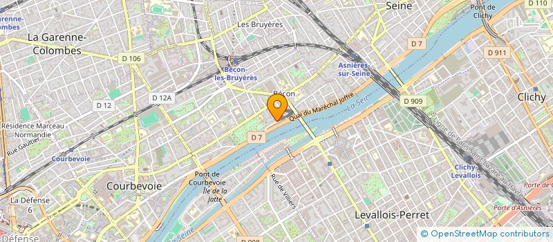 localisation de l'entreprise ORCHID CONSEIL à COURBEVOIE
