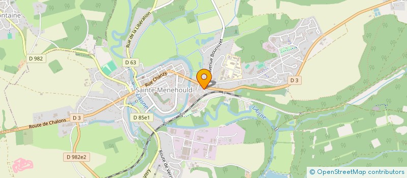 localisation de l'entreprise ORCHIDEE à SAINTE-MENEHOULD