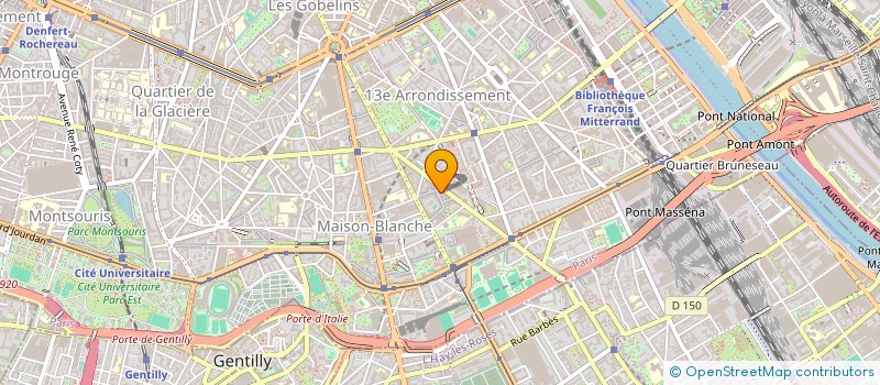 localisation de l'entreprise ORCHIDEE à PARIS
