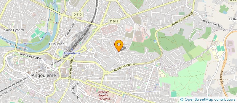 localisation de l'entreprise ORCHIDEE à ANGOULEME