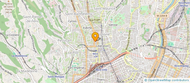 localisation de l'entreprise ORCHIDEE à NICE