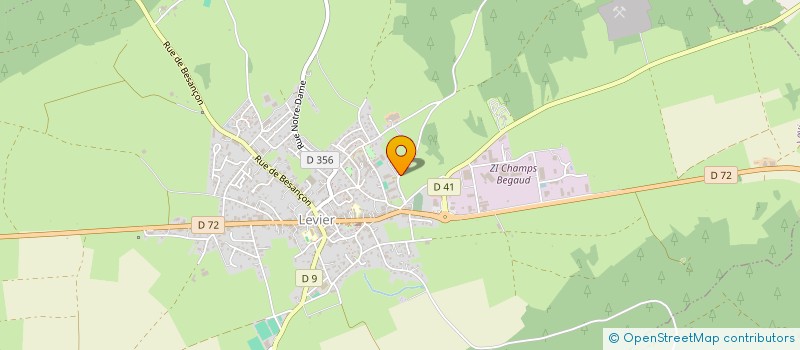 localisation de l'entreprise ORCHIDEE  LEVIER