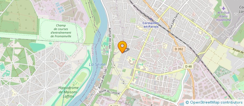 localisation de l'entreprise ORCHIDEE  CORMEILLES-EN-PARISIS