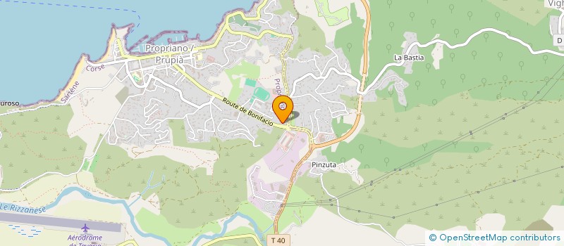 localisation de l'entreprise ORCHIDEE à PROPRIANO