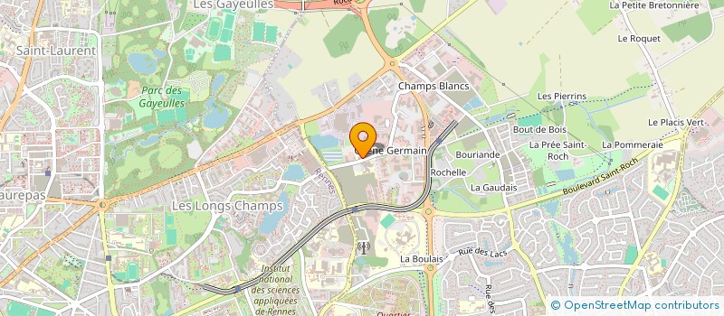 localisation de l'entreprise ORCHIDEE  CESSON-SEVIGNE