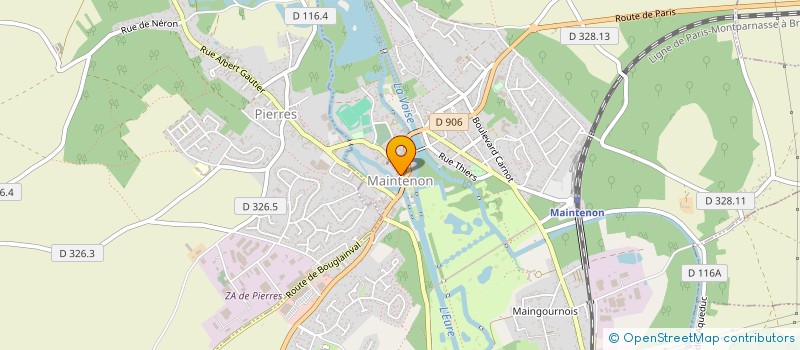 localisation de l'entreprise ORCHIDEE à MAINTENON