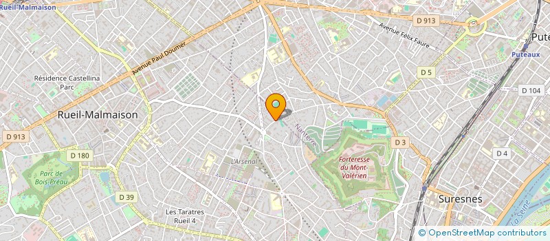 localisation de l'entreprise ORCHIDEE 92 à RUEIL-MALMAISON