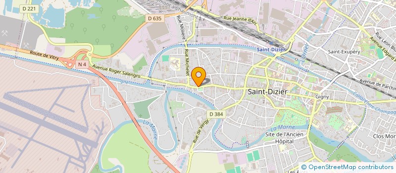 localisation de l'entreprise ORCHIDEE DOUCEUR à SAINT-DIZIER