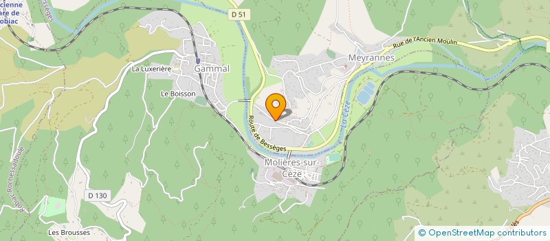 localisation de l'entreprise ORCHIDEE-IB  MEYRANNES