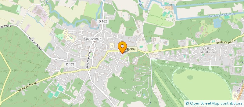 localisation de l'entreprise ORCHIDEE JSF  GOUVIEUX