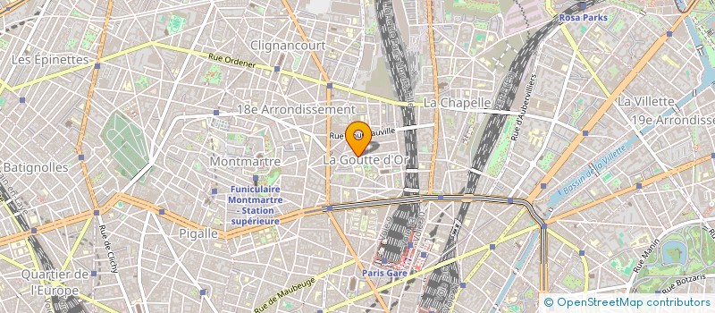 localisation de l'entreprise ORCHIDEE NOIRE  PARIS