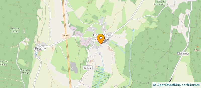 localisation de l'entreprise ORCHIDEE NRJ  DOMPIERRE-SUR-MONT