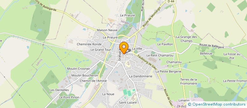 localisation de l'entreprise ORCHIDEES à LORRIS