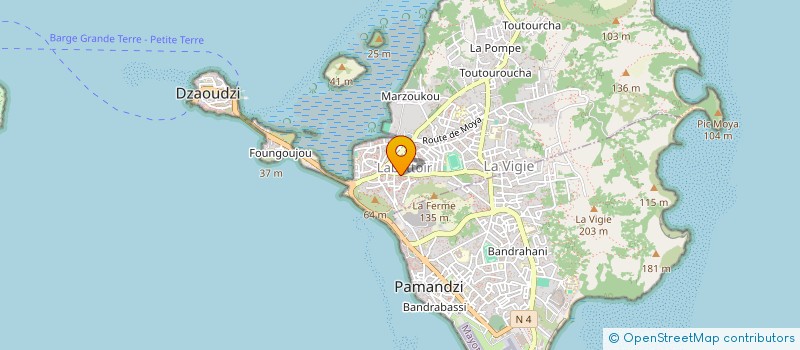 localisation de l'entreprise ORCHIDEES DE LABATTOIR à DZAOUDZI