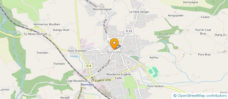 localisation de l'entreprise ORCHIDIAL  BANNALEC