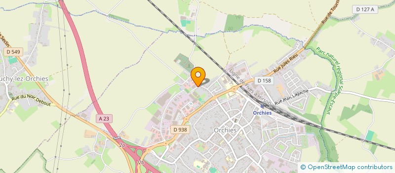 localisation de l'entreprise ORCHIES LOCATION SERVICES à ORCHIES