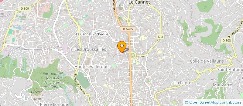 localisation de l'entreprise ORCHIS à LE CANNET