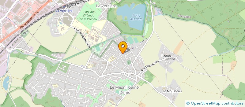 localisation de l'entreprise ORCHIS  LE MESNIL-SAINT-DENIS