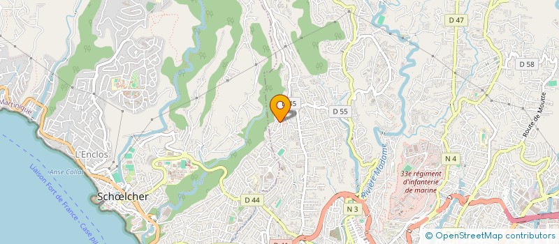 localisation de l'entreprise ORCHIS BOX  FORT-DE-FRANCE