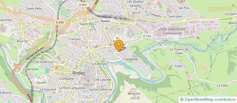 localisation de l'entreprise ORCHLON  RODEZ