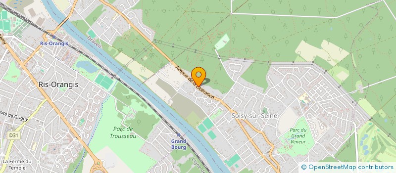 localisation de l'entreprise ORCID II à SOISY-SUR-SEINE