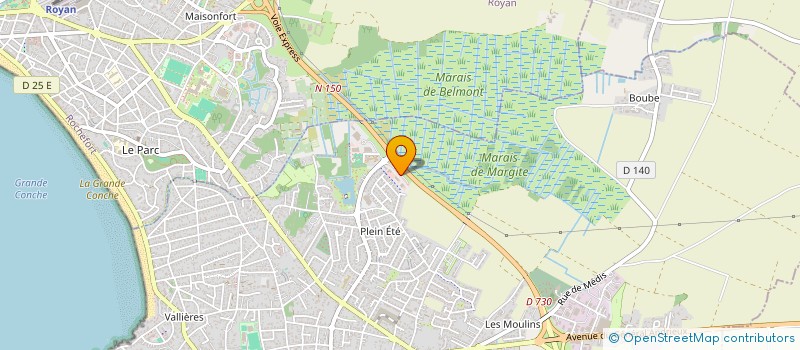 localisation de l'entreprise ORCINA &CIE  SAINT-GEORGES-DE-DIDONNE