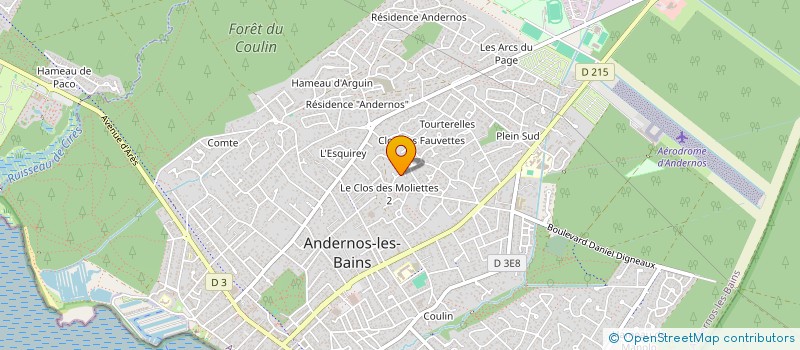 localisation de l'entreprise ORCINO MALO  ANDERNOS-LES-BAINS