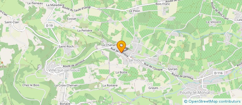 localisation de l'entreprise ORCINUS ORCA CONSULTING à PORTE-DES-PIERRES-DOREES