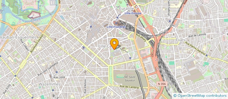 localisation de l'entreprise ORCLOM à LILLE